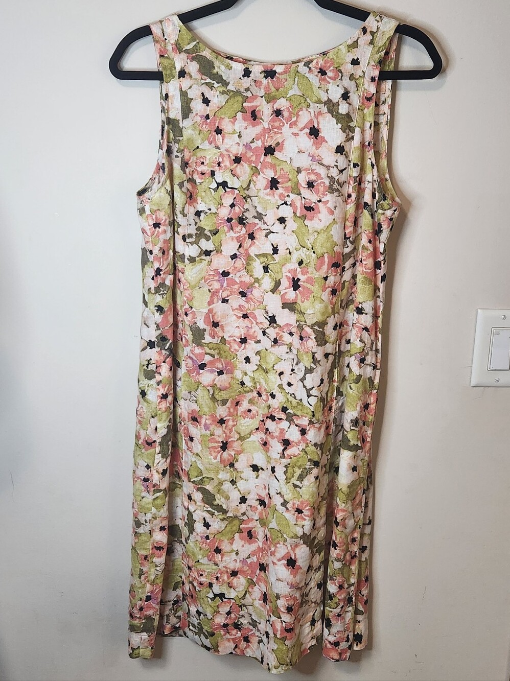 J. Jill Floral Linen Sleeveless Dress. Size S - Picture 2 of 11